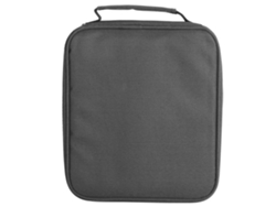 Estuche De Lapices Simple Y Portatil Bolsa De Utensilios Escolares Gris Negro Gran Capacidad Tela Mate