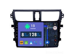 Coche Radio Android Auto Autoradio 8GB RAM 128G ROM CarPlay Navegación GPS Pantalla Táctil RoverOne para Suzuki Celerio 2015 - 2018 