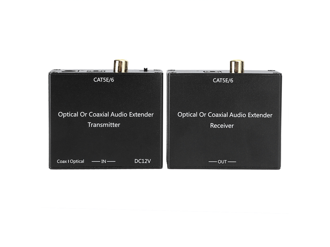 Extensor Y Convertidor De Audio Digital Coaxial Y De Fibra Óptica Para Cable Cat5e/6, Decodificador De Enchufe Europeo.