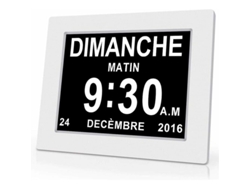Reloj Digital LCD 8, Fecha, Día, Hora, para Alzheimer. Kofihety
