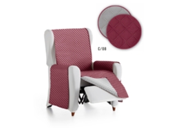 Funda tejido acolchado Reversible para Sillón Elena (1 lugar rojo / gris)