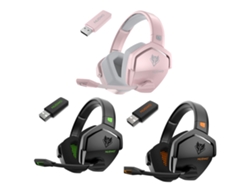 Auriculares Para Juegos Inalámbricos 2.4g Y Con Cable De 3.5 Mm Con Cancelación De Ruido Y Micrófono.