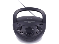 Radio Boombox c/ Lector CD KUNFT KTCB5415 (Negro - Analógico - AM/FM - Pilas y Corriente)