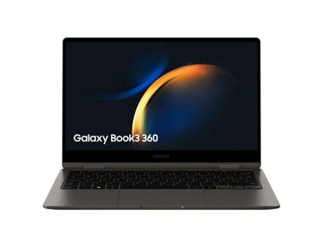 Laptop SAMSUNG Galaxy Book3 360 (Gris - 16 GB RAM - 512 GB SSD - 13,3 - Qwerty Español - Intel Core i5)
