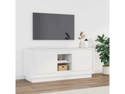 Mueble Para Tv | Armario Para Tv | Gabinete De Tv Madera Contrachapada Negro 102x35x45 Cm