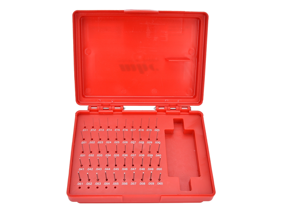 Juego de 50 calibres de acero M0-0,011-0,060 pulgadas, precisión 0,0002 pulgadas