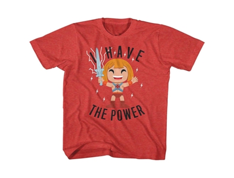 Camiseta ROCKINSTONE juvenil He-Man I Have The Power Masters of the Universe (S)