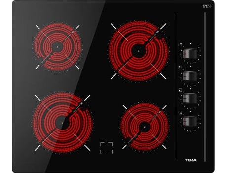 Placa de Vitrocerámica TEKA TBC 64000 XFL (Eléctrica - 60 cm - Negro)