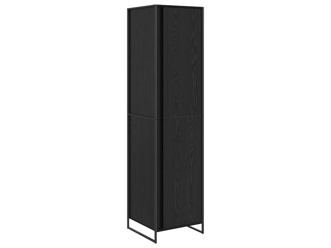Armario con puertas, 2 piezas, roble negro, 50x50x200 cm, MAISON EXCLUSIVE