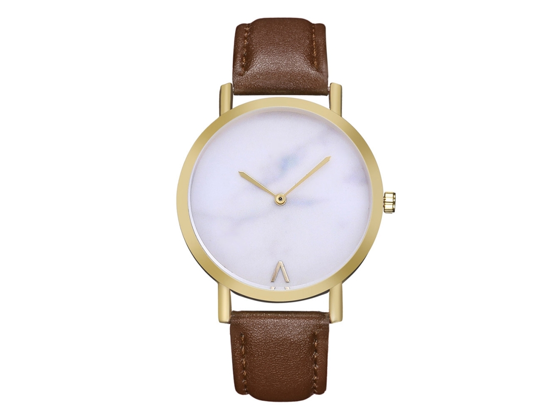 Reloj De Pulsera Unisex Zlf0198-j Marrón Con Movimiento De Cuarzo Zhoulianfa