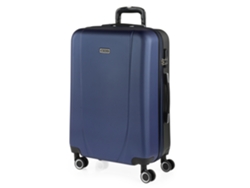 Maleta Mediana Itaca Tiber ABS Azul Marino Antracita (42x65x24 Cm 68l)