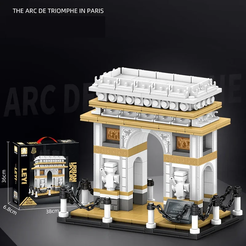 (estilo 2) Set De Bloques De Construcción De Monumentos Mundialmente Famosos, Juguete Educativo De Bloques De Construcción En Miniatura