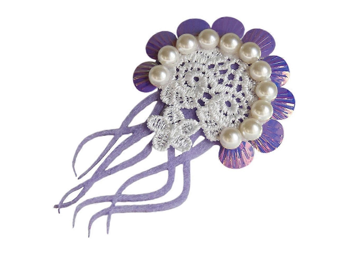 Pinza para el cabello decorativa con forma de medusa delicada para mujer, 2 unidades, Rosewell