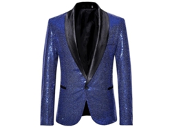 2026-chaqueta De Traje Con Strass Para Hombre Mystdiy Con Un Botón Para Boda Fiesta Cena Primavera Otoño