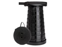 Danu26-taburete Telescópico Portátil Plegable Ligero Para Camping Pesca Senderismo Viajes Bbq Gris Oscuro