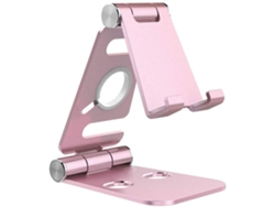 Soporte para Tablet, Soporte Universal para Teléfono, 2 en 1, Plegable, Multiángulo, Ajustable, Aluminio, Soporte de Escritorio para Tablet/Teléfono/Cojín