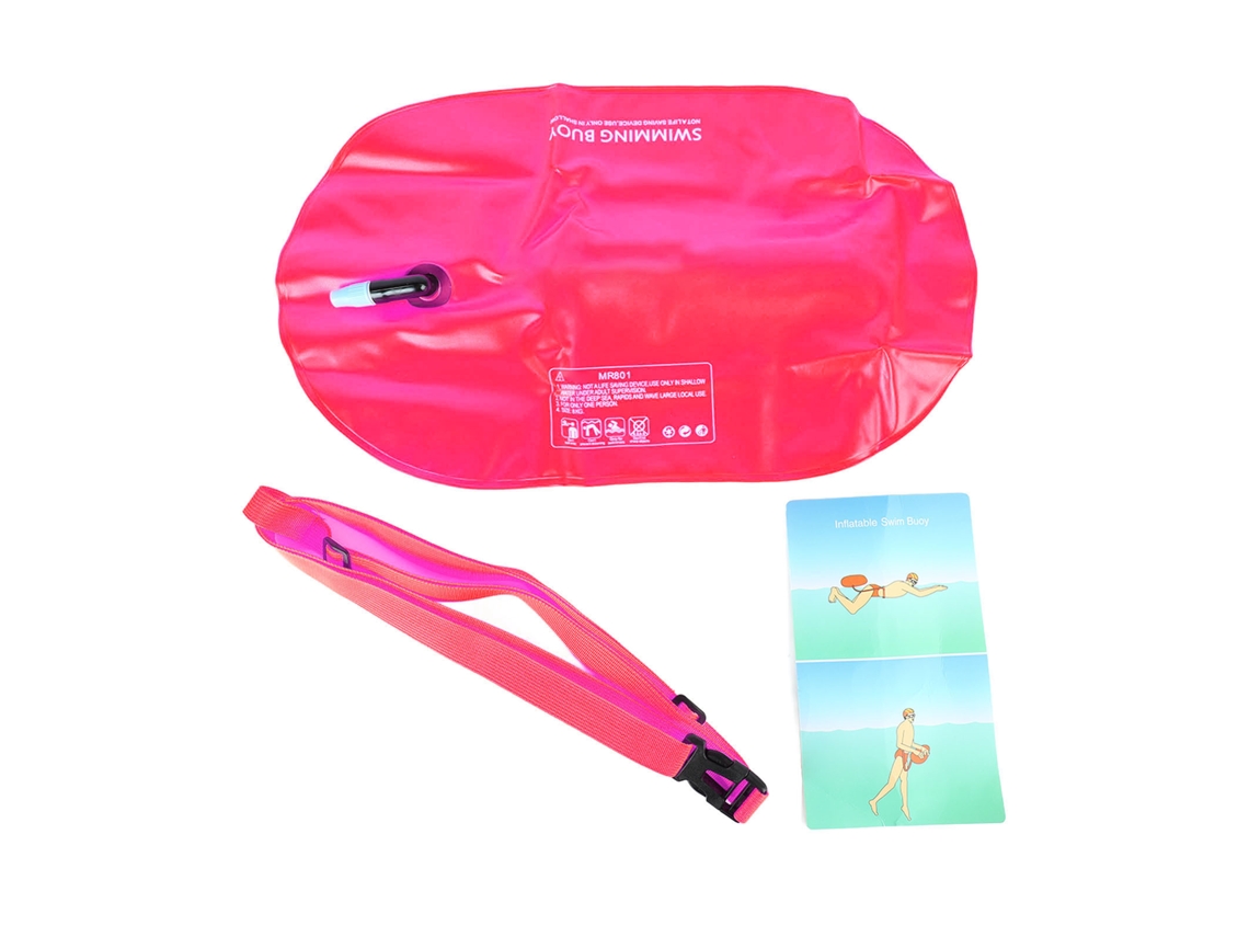 Boya de seguridad duradera para natación al aire libre, ideal para entrenamiento.