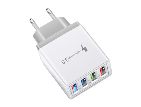 Four In One EU 3.1A Fast Charging Plug USB Charger 4 Ports USB Wall Charger 5V / USB Charger Tablet Universal Mobile Phone Wall Adapter
