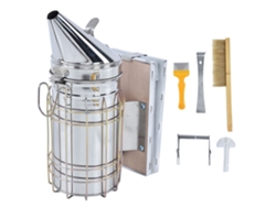 Kit De Herramientas Para Apicultores Principiantes Con Ahumador De Acero Inoxidable Y Accesorios Esenciales.