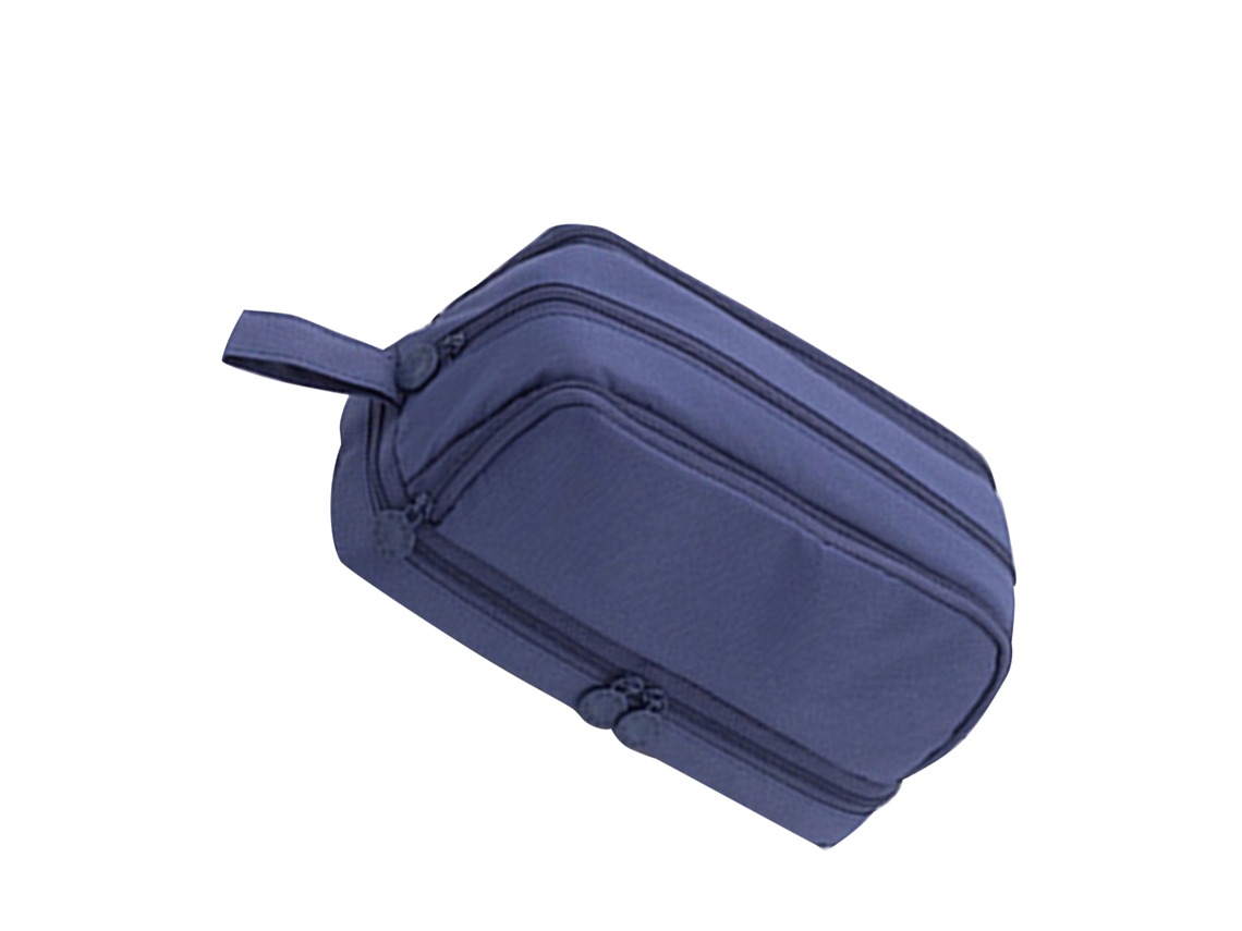 Estuche De Lápices Grande Capacidad Limpiable Con Cremallera Y Mango, Multicapa, Ideal Para Colegio Hogar Y Oficina, Regalo Bonito