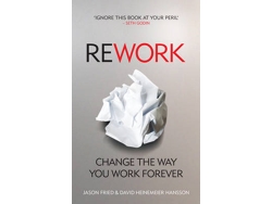 Libro ReWork de Jason Fried e David Heinemeier Hansson (Inglés)