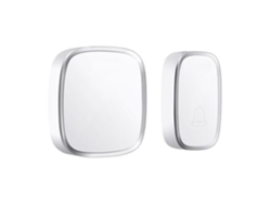 Campainha Sem Fio À Prova Dágua Ip44, Campainha Inteligente Para Casa, Alcance De 280 M, 1 Botão, 1 Receptor Vc110 220 V Halinuia (plugue Ue)