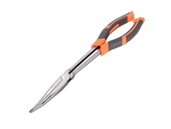 Alicates multifuncionales con mango de 28 cm (11 pulgadas) de largo y cuchillas afiladas para pesca y reparaciones mecánicas.