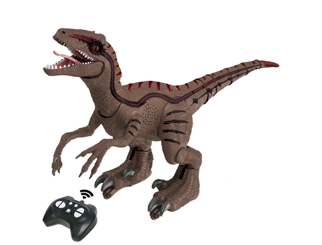 Control Remoto Animal Inteligente Robot Dinosaurio Marrón Sin Caja