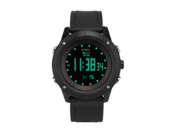 Reloj Hombre De Negocio Electrónico Con Correa De Silicona Dzb22 Rojo