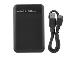 Caja De Disco Duro Móvil 2.5 Pulgadas Usb3.0 Sata3.0 6gbps Aceleración Uasp Negro