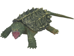 Modelo de tortuga mordedora, alta simulación, pintado a mano por SFUSHOS.