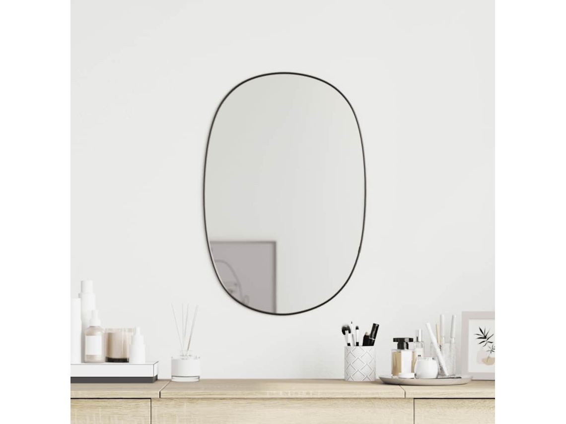 Espejo De Pared Negro 50x35 Cm