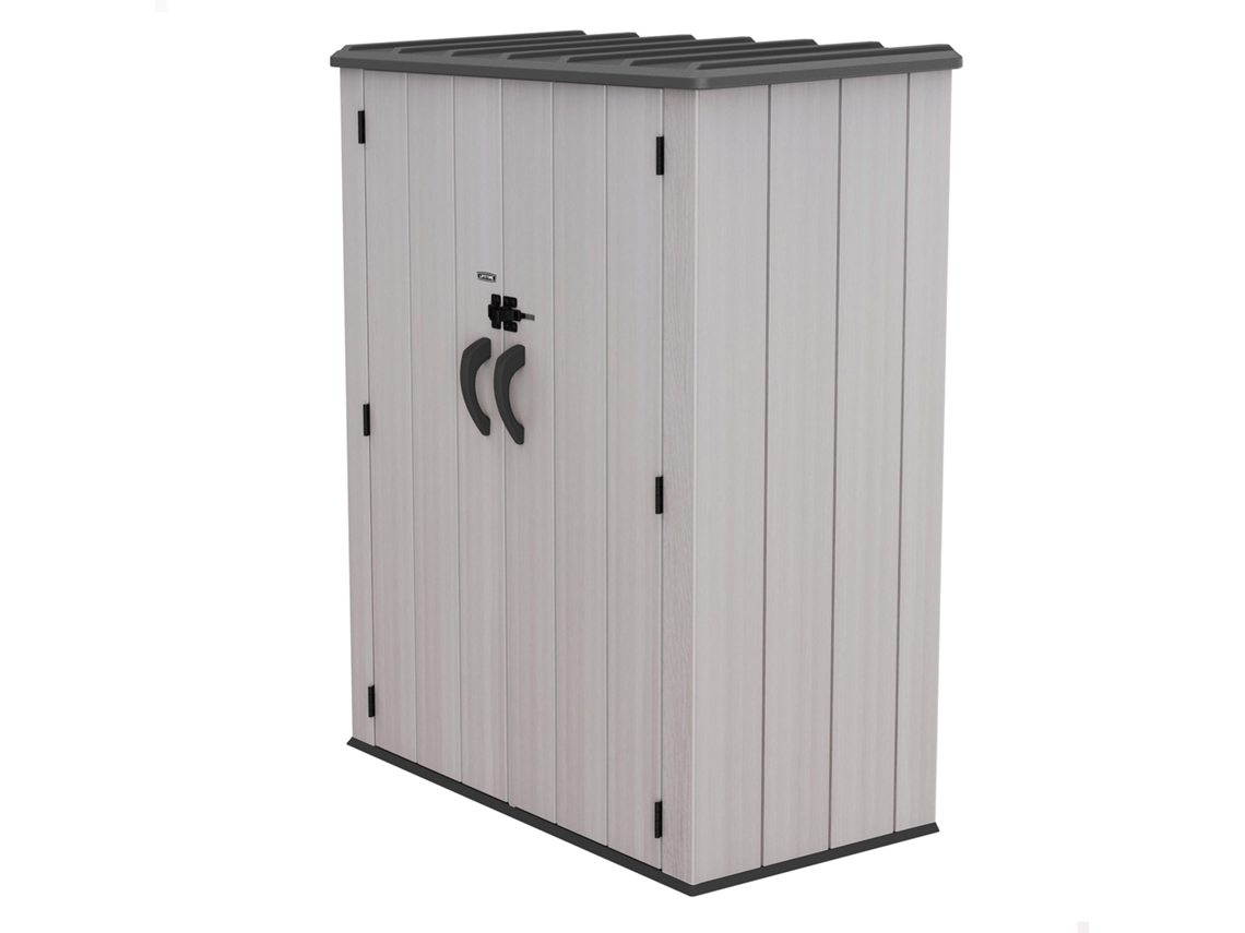 Lifetime Armario Exterior Vertical 1.350 L Rough Cut™ Con Estantes Y Colgadores