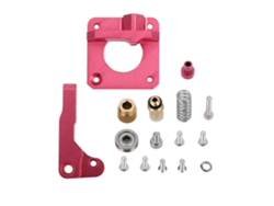 Kit de bloque de aluminio DIY para extrusor de impresora 3D de 1,75 mm Cr 10 Cr 10s, color dorado claro, como se muestra en la imagen.