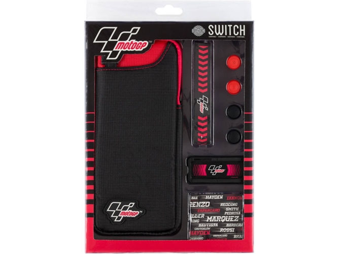 Conjunto Funda + Acessórios 10 in 1 Nintendo Switch INDECA MotoGP