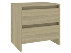 Mesita de noche exclusiva de madera de roble de Sonoma Maison