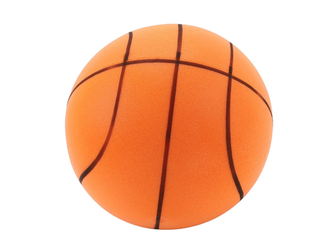 Jinwei-balón De Basquete Silencioso De Pu De Alta Elasticidad Sem Inflar Para Melhorar A Coordenação Mão-olho Em Casa Ou Apartamento