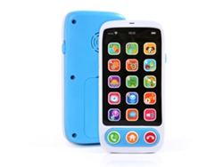 Ats-juguete Teléfono Celular Para Bebés Niños Niñas Con Música Luces Educatsivo Aprendizaje Inteligente Azul