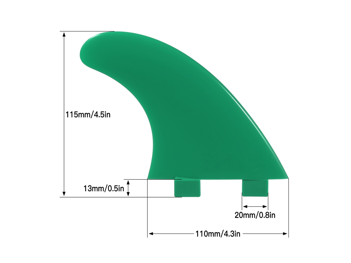 3pcs Aletas De Prancha De Surf 4.5 Polegadas G5 Thruster Fins Para Paddle Board Sup Acessórios Fcs