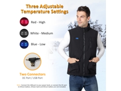 Chaleco Eléctrico Calefactable Con 11 Zonas Para Hombre Y Mujer, Chaqueta Usb Para Mayor Comodidad En Invierno.