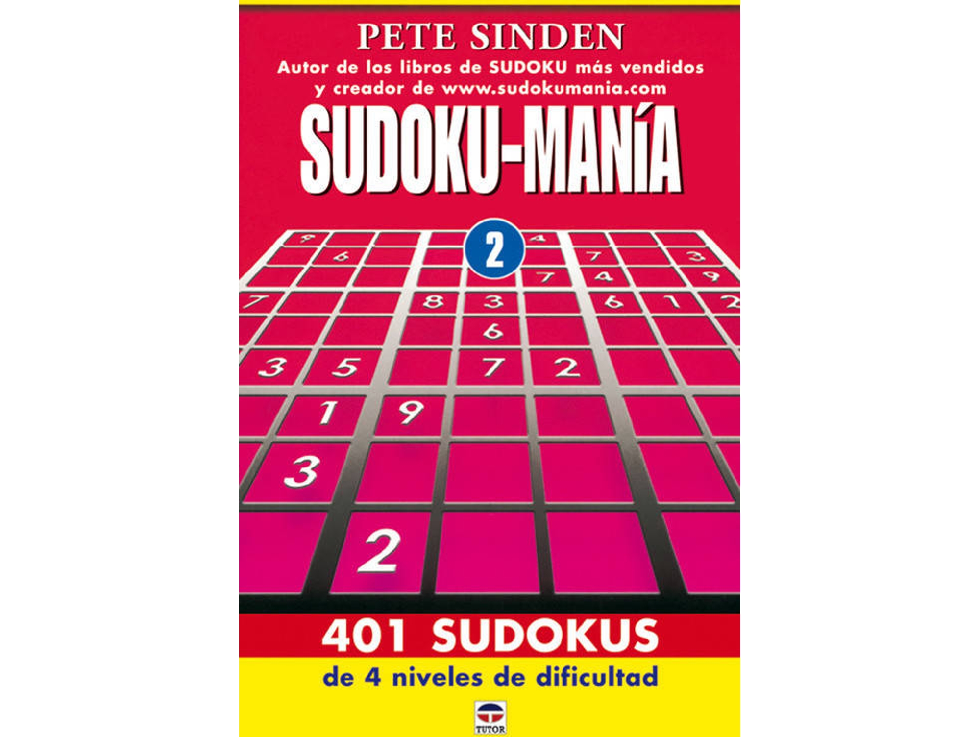 Libro Sudoku-Mania Volumen 2 de Pete Sinden (Español)