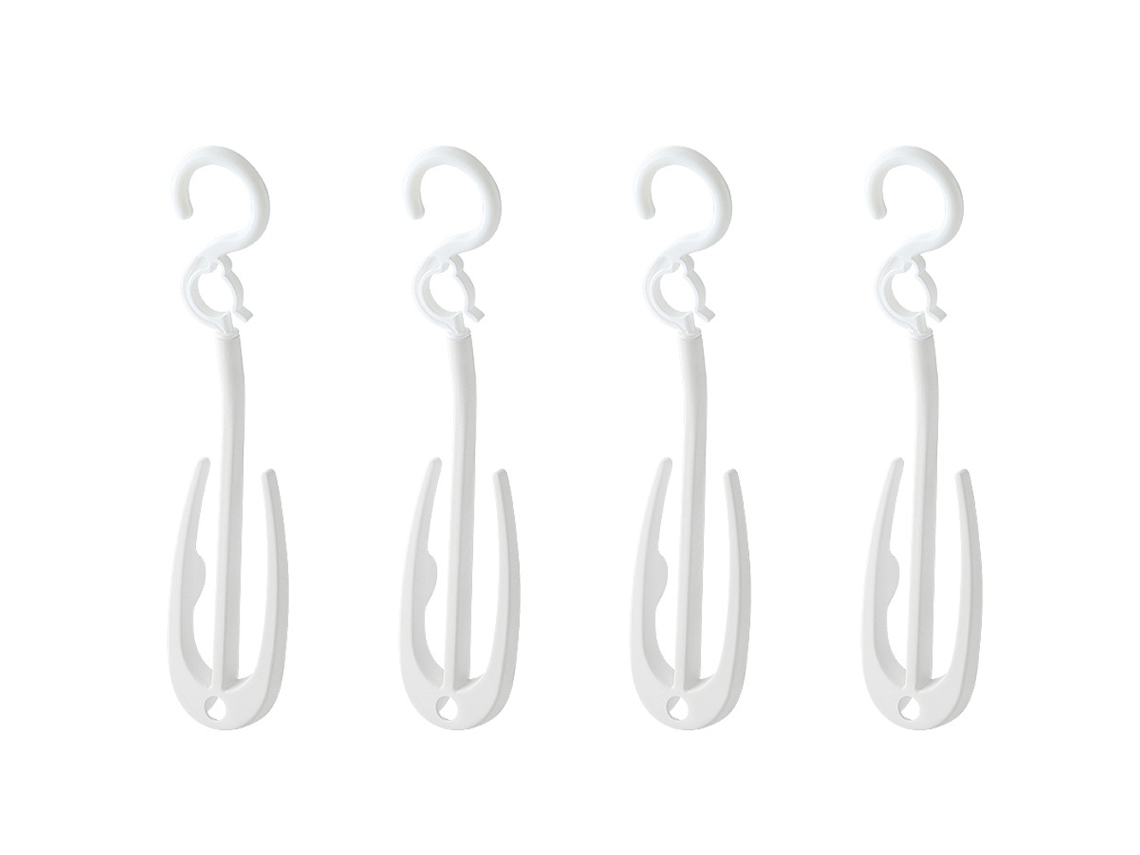 Organizador de zapatos de plástico, gancho para zapatillas, zapatero para bicicleta, percha resistente para zapatos