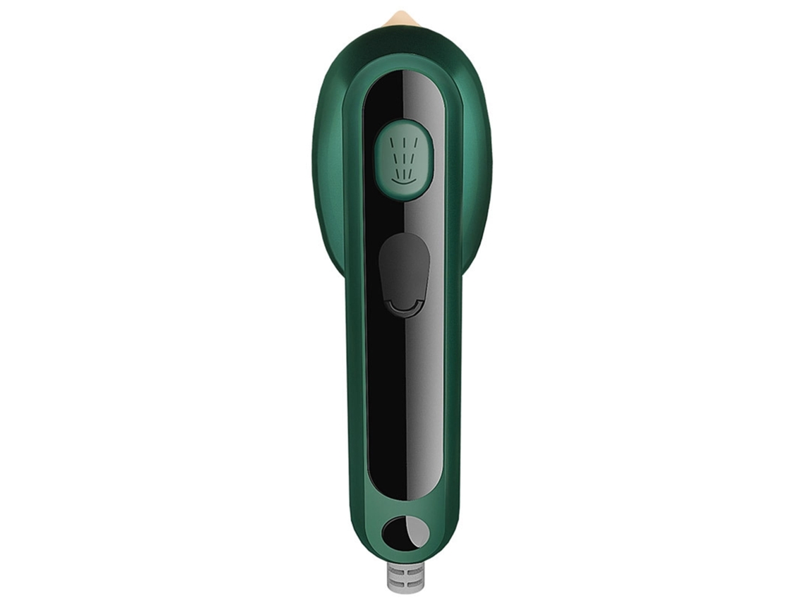 Mini plancha portátil con diseño antiescaldamiento, 30 W, color verde