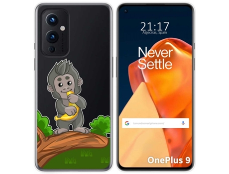 Carcasa OnePlus 9 5G TUMUNDOSMARTPHONE Dibujos Transparente Multicolor