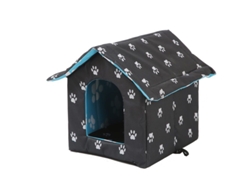 2026-casas Para Gatos Al Aire Libre, Refugios Impermeables Para Gatos Salvajes Y Perros Pequeños (negro)