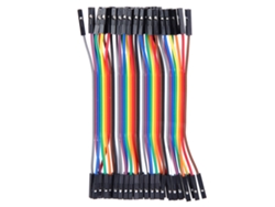 10 Piezas Cable Jump Multicolor Hembra A Hembra Para Electrónica Consumidor