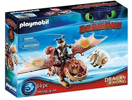 PLAYMOBIL: Dragons Barrelte y Patipez - 70399 (Edad Mínima: 4 - 14 piezas)