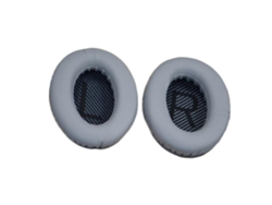 Almohadillas para auriculares Bose QC 35 II, esponja suave, negro/gris