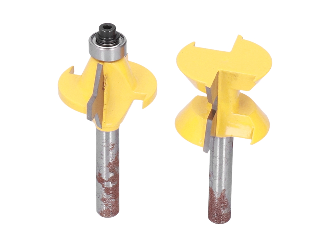 2 Piezas De Cortador De Tensión Combinado De 8 Mm Y 120°, Herramienta Para Trabajar La Madera, Cortador De Ranuras Y Lengüetas