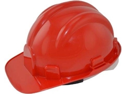 Casco de Proteción Rojo